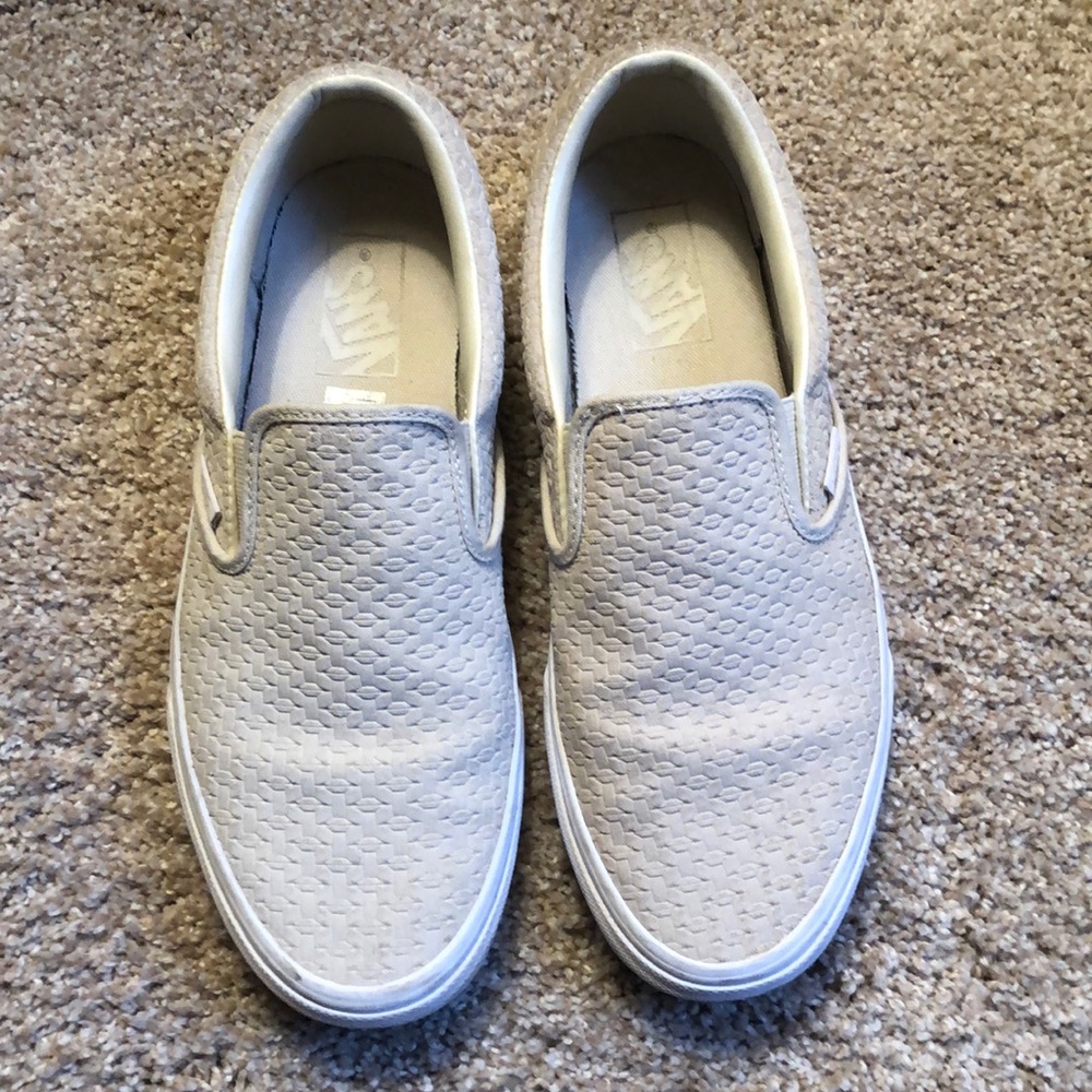 Cream/Tope Texturized Vans